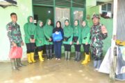 Ny. Hapsari O.P. Siregar Salurkan Bantuan untuk Anggota Kodim 1002/HST