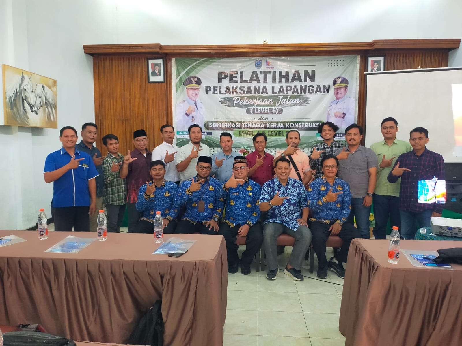 DPUPR Kabupaten Probolinggo Gelar Pelatihan Pelaksana Lapangan Pekerjaan Jalan Madya dan Uji Sertifikasi Tenaga Kerja Konstruksi