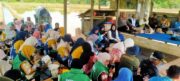 Babinsa Koramil 1008-02/Haruai-Upau-Bintang Ara Hadiri Tanam Perdana Padi PM-AAS di Upau
