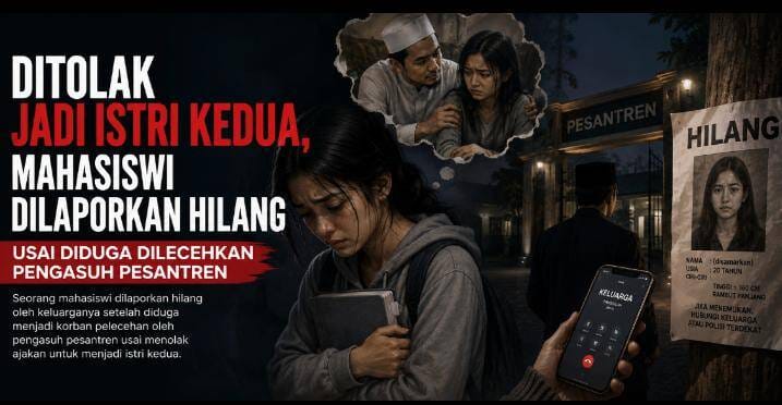 Kasus Hilangnya Abdi Dalem Ponpes di Situbondo, Orang Tua Tempuh Jalur Hukum: Ada Dugaan Pelecehan Seksual Kasus Hilangnya Abdi Dalem Ponpes di Situbondo, Orang Tua Tempuh Jalur Hukum: Ada Dugaan Pelecehan Seksual