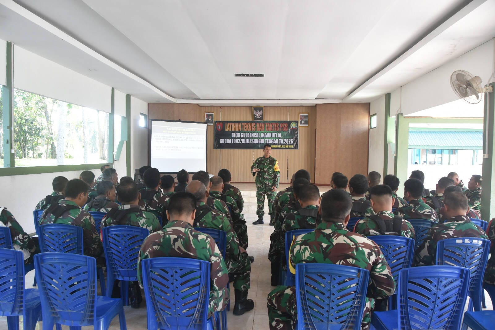 Perkuat Kesiapan Personel, Kodim 1002/HST Gelar Latihan Penanggulangan Bencana Kebakaran Hutan dan Lahan