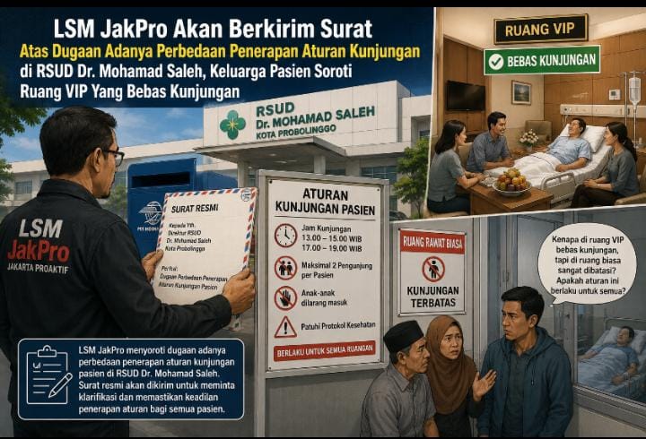 Aturan Kunjungan Anak Dipertanyakan, LSM JakPro Siap Surati RSUD Dr. Mohamad Saleh