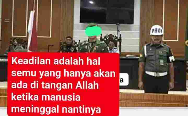 Kasus Kematian MHS di Percut Sei Tuan, Pengadilan Tinggi Militer Tegaskan Hukuman untuk Sertu Riza Pahlivi