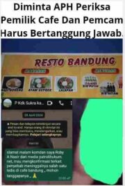 Diminta APH Usut Tuntas, Kematian Ledis/LC, Cafe Bandung, Menuai Banyak Spekulasi Di Masyarakat