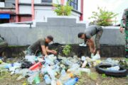 Kodim 1505/Tidore Gelorakan Budaya Bersih Lewat Aksi Jum’at Berkah