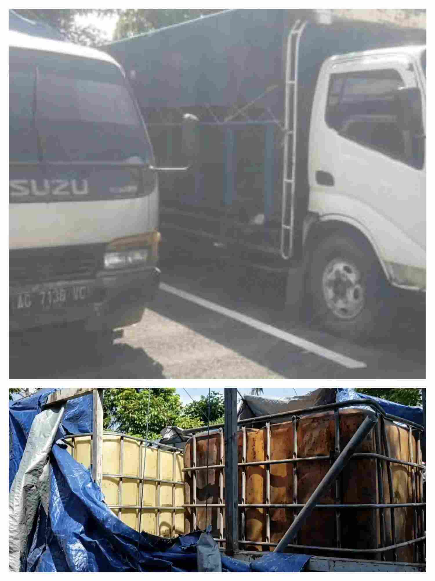 Truk Modifikasi dan Ribuan Liter Solar Ilegal Diamankan di Nganjuk