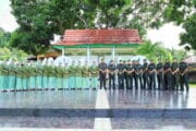 Dandim 1505/Tidore Pimpin Upacara Ziarah Rombongan HUT ke-69 Kodam XV/Pattimura