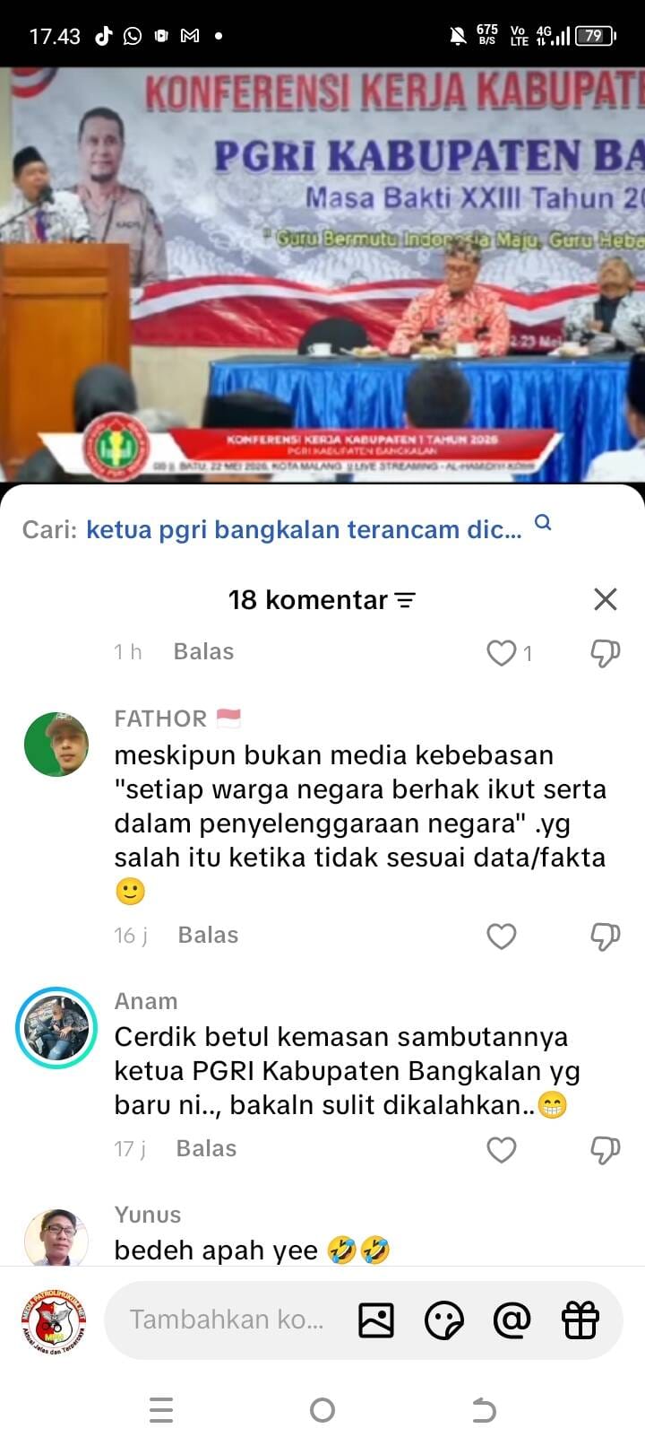 Dituding Tak Transparan Soal Keuangan, Ketua PGRI Bangkalan Malah Singgung Laporan Polisi terhadap Media Dituding Tak Transparan Soal Keuangan, Ketua PGRI Bangkalan Malah Singgung Laporan Polisi terhadap Media