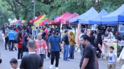 Car Free Day Lanud Sultan Hasanuddin Semarak, Danlanud Sapa Warga dan Dukung UMKM Lokal