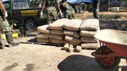 Demi Tepat Waktu, Satgas TMMD Ke-128 Kodim 0908/Bontang Maksimalkan Distribusi Material Pembuatan Badan Jalan