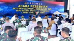 Dukung Program Asta Cita Presiden RI, Danlanud Sjamsudin Noor Resmikan SPPG Maluka Baulin Perkuat Gizi Generasi Bangsa