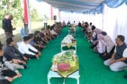 Akselerasi Pembangunan, Dandim 0808/Blitar Bersama Forkopimda Letakkan Batu Pertama Jembatan Garuda Sungai Ratu