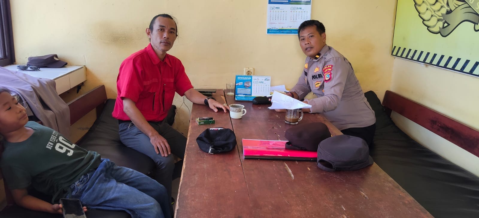 Wapimpred Media Patrolihukum. net Jalin Silahturahmi Bersama Kasubsektor Toili Barat, Wujud Sinergitas Mitra Kerja.