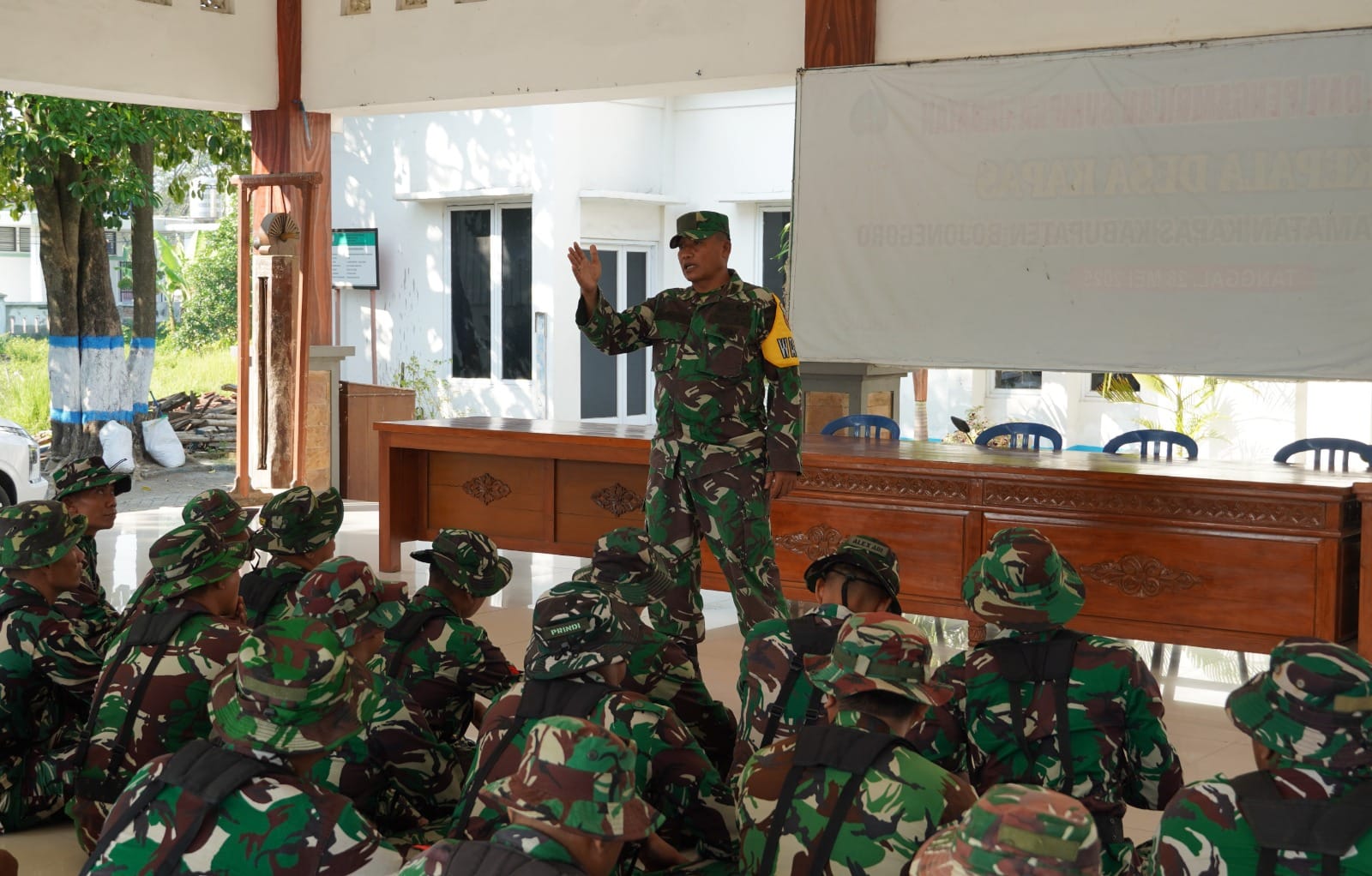 Tingkatkan Kemampuan Prajurit Teritorial, Kodim Bojonegoro Gelar Latnister Proglatsi Sistem Blok Ketahanan Pangan Terpadu