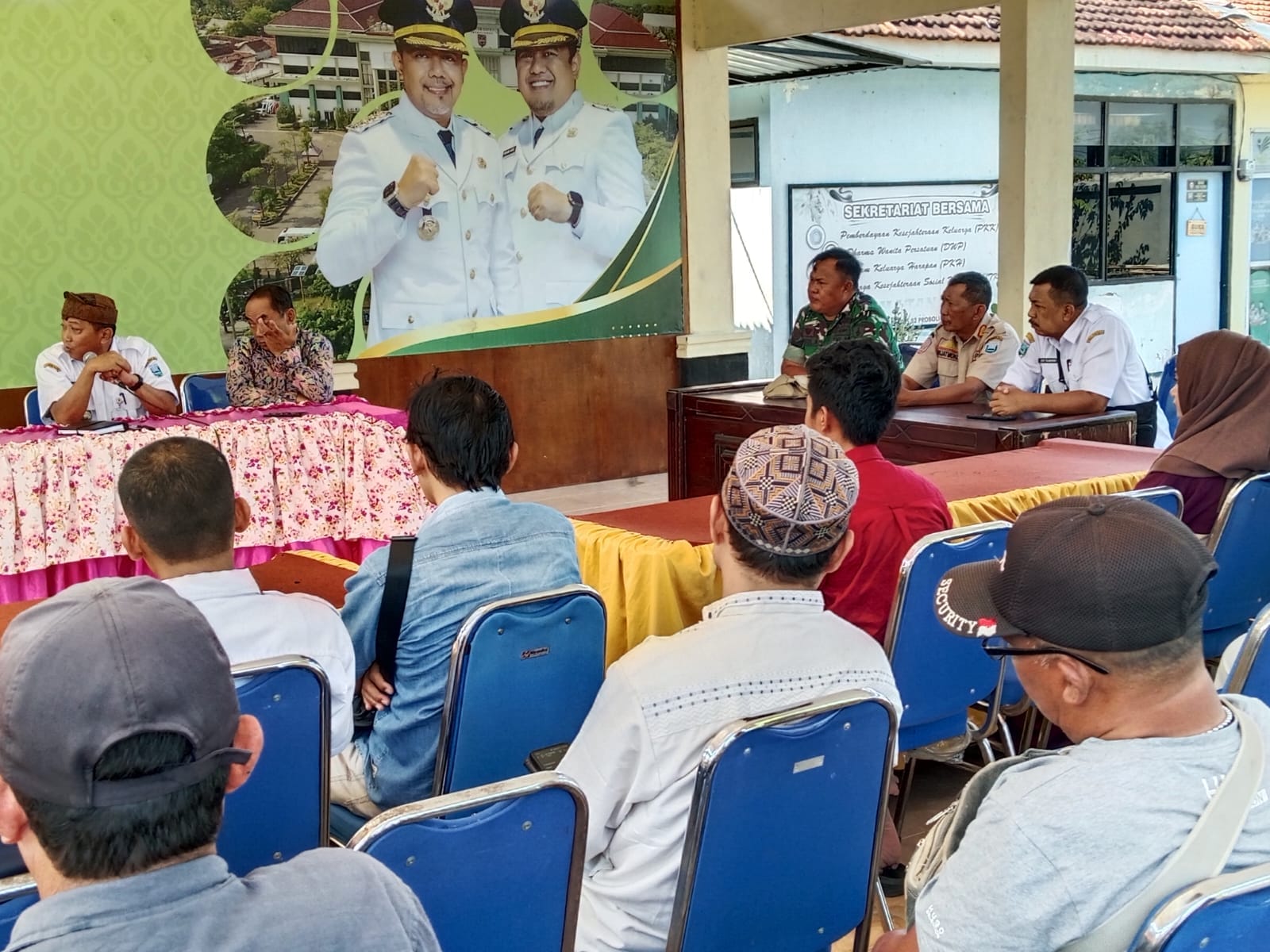 Cegah Banjir dan Kerusakan Jalan, Koramil Leces Hadiri Sosialisasi Fungsi Saluran