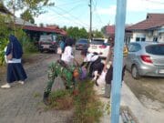 Kolaborasi Pemda HST, TNI, dan Masyarakat Wujudkan Lingkungan Sehat, Desa Rasau Menuju Kawasan Bebas Sampah