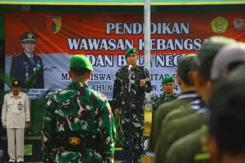 Komandan Kodim 0820/Probolinggo Pimpin Upacara Pembukaan Pendidikan Wawasan Kebangsaan Dan Bela Negara di Universitas Panca Marga Komandan Kodim 0820/Probolinggo Pimpin Upacara Pembukaan Pendidikan Wawasan Kebangsaan Dan Bela Negara di Universitas Panca Marga