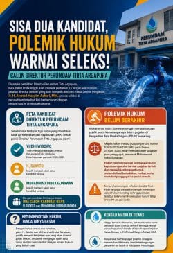 Suksesi Direktur Perumdam Tirta Argapura Tersendat, Salah Satu Kandidat Masih Hadapi Proses Banding PTUN
