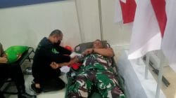 Sambut HUT Bhayangkara ke-80, Personel Kodim 1008/Tabalong Ikut Donor Darah di Polres Tabalong Sambut HUT Bhayangkara ke-80, Personel Kodim 1008/Tabalong Ikut Donor Darah di Polres Tabalong