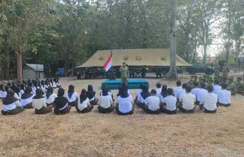 Tumbuhkan Semangat Juang Generasi Muda, Kodim Bojonegoro Gelar Persami Korp Kadet Republik Indonesia