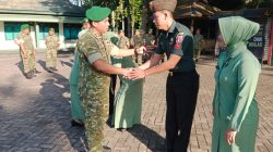 Kodim 1002/HST Gelar Korp Raport Masuk Satuan, Dandim Tekankan Adaptasi dan Disiplin