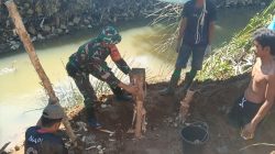 Pembuatan Abutmen Empat Jembatan di Wilayah Kodim 1002/HST Terus Dikebut