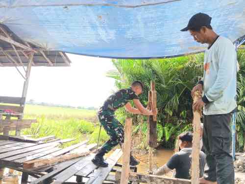 Dua jembatan Garuda di HST memasuki tahap pengecoran dasar abutment