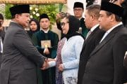 Panglima TNI Hadiri Pelantikan Kepala BGN serta Penasihat Khusus Presiden