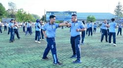 Perkuat Fisik, Mental, dan Kesiapsiagaan, Personel Lanud Sjamsudin Noor Asah Kemampuan Bela Diri Taktis