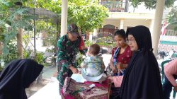 Dukung Kesehatan Masyarakat, Serka Anton Ady Dampingi Pelaksanaan Posyandu ILP Kelurahan Sananwetan Dukung Kesehatan Masyarakat, Serka Anton Ady Dampingi Pelaksanaan Posyandu ILP Kelurahan Sananwetan