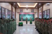 Perkuat Kinerja Satuan, Kodim 0808/Blitar Gelar Upacara Sertijab Danramil Dan Pindah Satuan