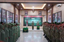 Perkuat Kinerja Satuan, Kodim 0808/Blitar Gelar Upacara Sertijab Danramil Dan Pindah Satuan