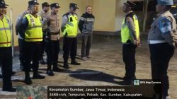 Polsek Sumber Tingkatkan Pengamanan Malam Hari, Patroli Blue Light Sasar Pasar Tempuran