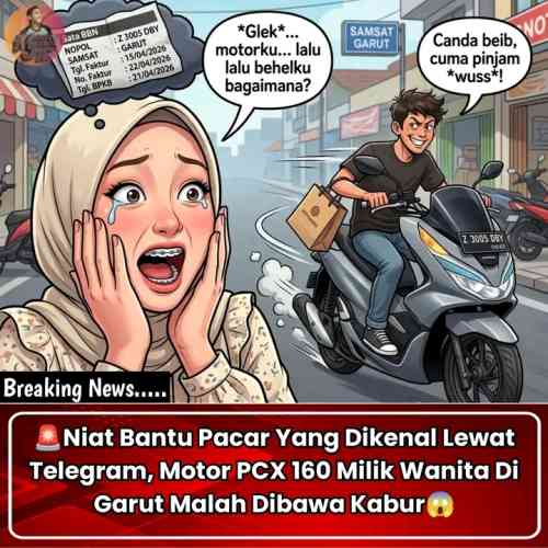 Percaya pada Kekasih, Wanita Garut Diduga Jadi Korban Penggelapan Motor dan Penyalahgunaan Kepercayaan