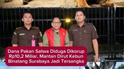 Dugaan Korupsi Anggaran Pakan Satwa Rugikan Negara Rp10,2 Miliar, Eks Dirut KBS Ditahan Kejati Jatim