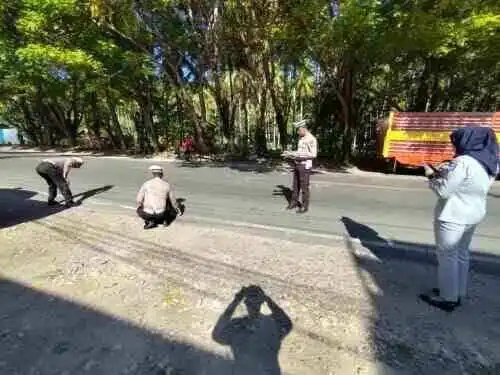 Bocah 7 Tahun Meninggal Dunia dalam Kecelakaan di Luwuk Selatan, Polisi Lakukan Penanganan dan Olah TKP