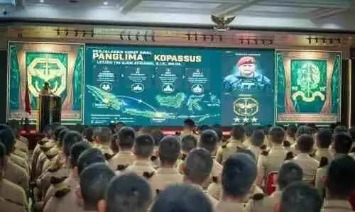 Pangkopassus Bekali Taruna Akmil Menjelang Prasetya Perwira 2026