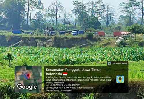 Lahan Pertanian Disedot Jadi Tambang? Dugaan Aktivitas Ilegal di Blitar Tuai Sorotan