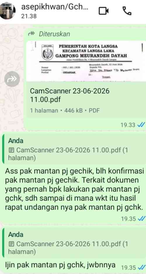 Pengelolaan Dana Desa Ternak Lembu Jadi Sorotan, Calon Geuchik Nomor Urut 4 Diminta Sampaikan Laporan Pertanggungjawaban