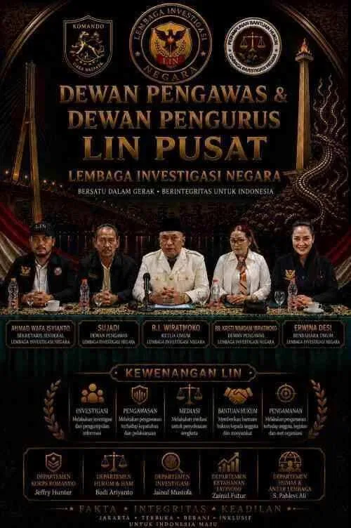 AHU PERUBAHAN LIN HASIL MUBESLUB SURABAYA RESMI TERBIT, DPD Bilang : OKNUM PEMBUAT GADUH HARUS HENTIKAN FITNAH