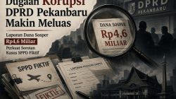 Di Tengah Sidang SPPD Fiktif, Laporan Dugaan Penyimpangan Dana Sosper DPRD Pekanbaru Mencuat