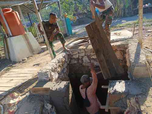 Kodim 1002/HST Kebut Pembangunan Empat Jembatan, Warga Sambut Positif