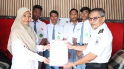 Rutan Kraksaan Buka Program PKL, Empat Siswa SMK Ma'arif NU Gending Dapat Pengalaman Kerja Nyata