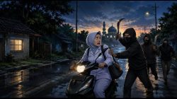 Aksi Begal di Tegalsiwalan Viral di Medsos, Bidan Desa Kehilangan Motor dan Barang Berharga