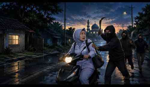 Aksi Begal di Tegalsiwalan Viral di Medsos, Bidan Desa Kehilangan Motor dan Barang Berharga Aksi Begal di Tegalsiwalan Viral di Medsos, Bidan Desa Kehilangan Motor dan Barang Berharga