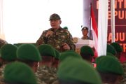 Dandim 0715/Kendal Sambut Menhan Tinjau MA Yonif TP 935/SB