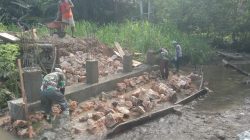 Kodim 1008/Tabalong Optimalkan Pembangunan Jembatan Garuda, Target Rampung Tepat Waktu
