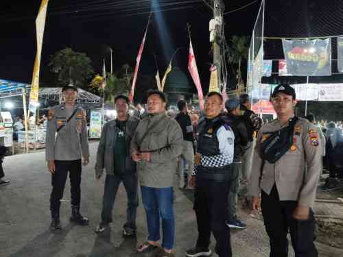 Polsek Tempursari Amankan Turnamen Bola Voli Pundungsari, Warga Diajak Jaga Sportivitas