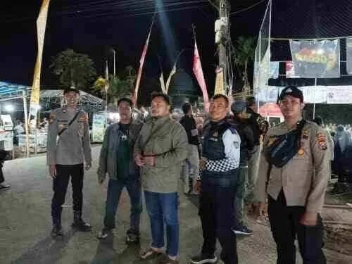 Polsek Tempursari Amankan Turnamen Bola Voli Pundungsari, Warga Diajak Jaga Sportivitas