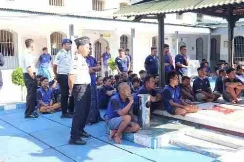 Nobar Piala Dunia di Rutan Kraksaan Jadi Sarana Hiburan dan Pembinaan Warga Binaan